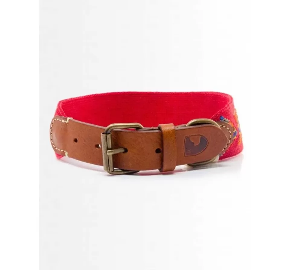 Buddys Hondenhalsband Etna Rood