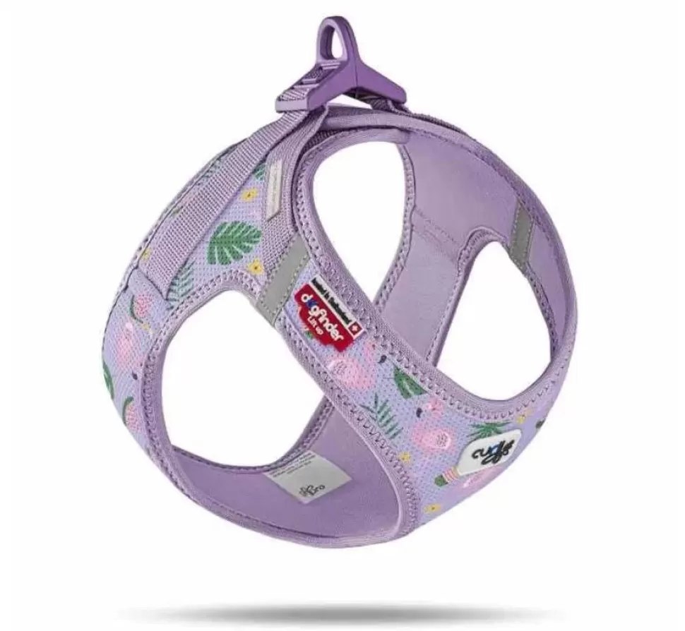 Curli Hondentuig Clasp Vest Harness Lavendel Flamingo