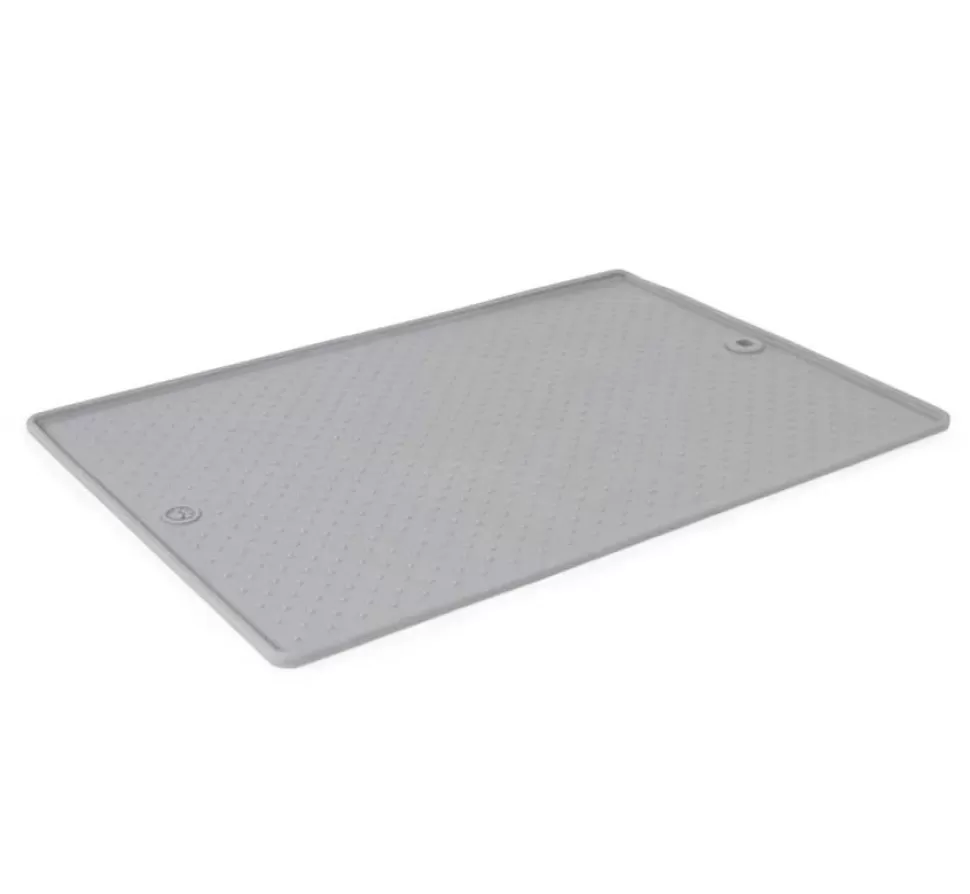 Dexas Onderlegger Pet Bowl Grippmat Light Grey