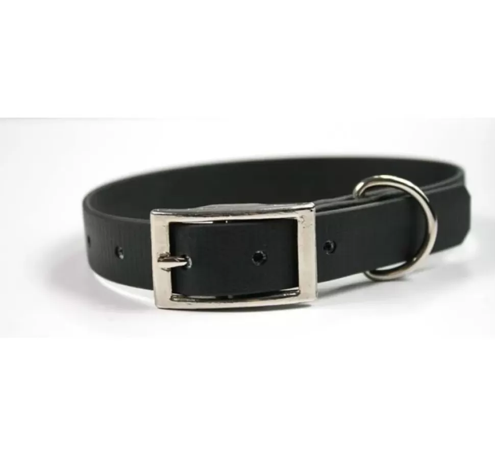 EQuest 4dogs Hondenhalsband Biothane Zwart