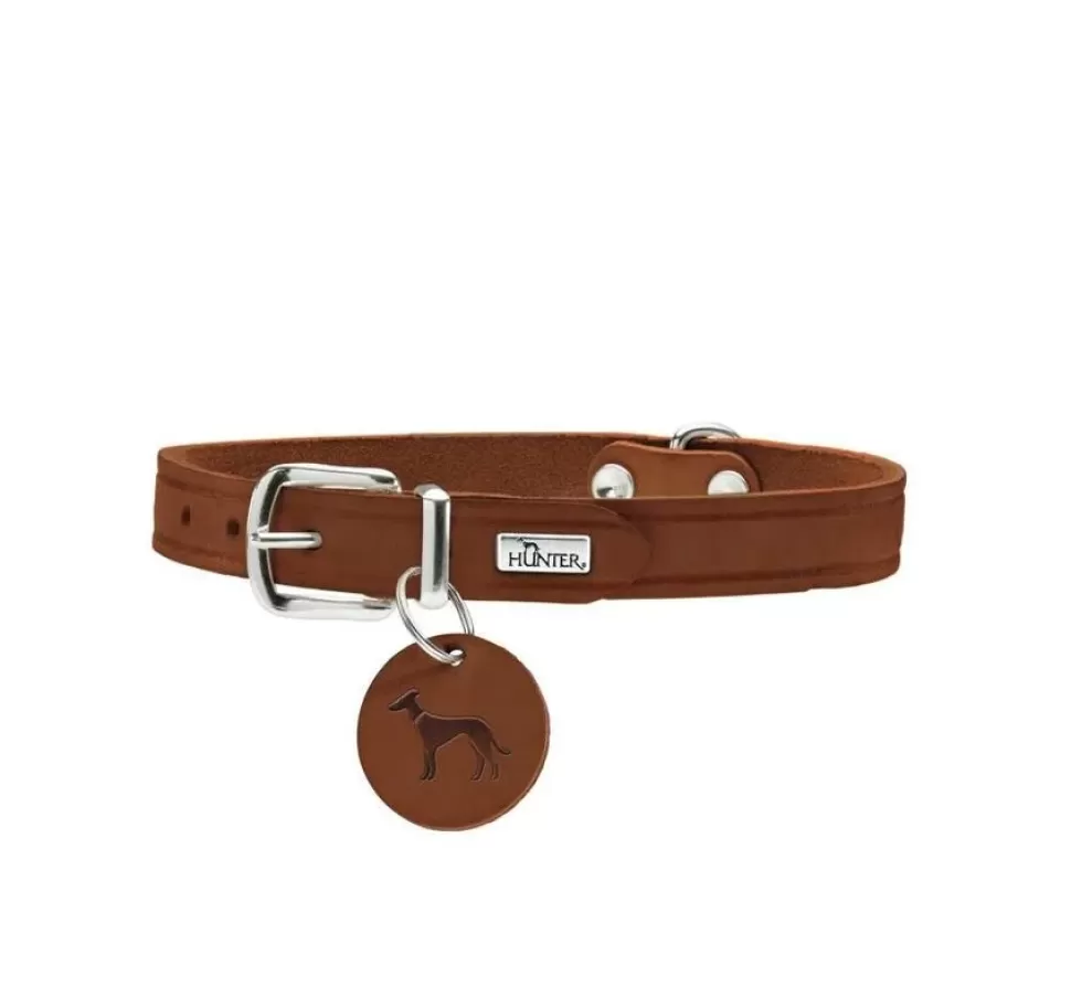 Hunter Hondenhalsband Aalborg Cognac