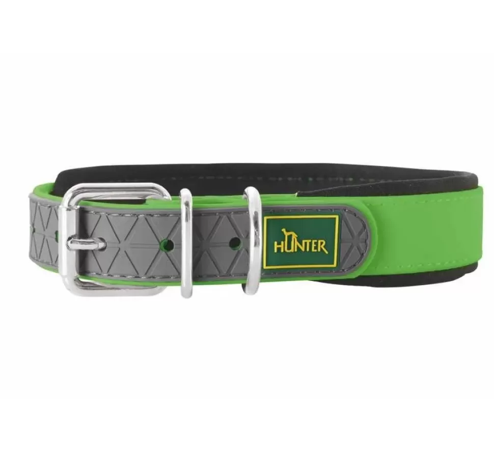 Hunter Hondenhalsband Convenience Comfort Groen