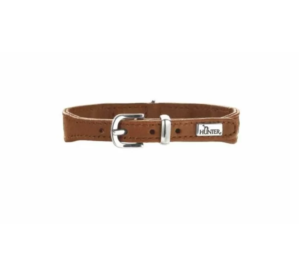 Hunter Hondenhalsband Diamond Elk Petit Cognac