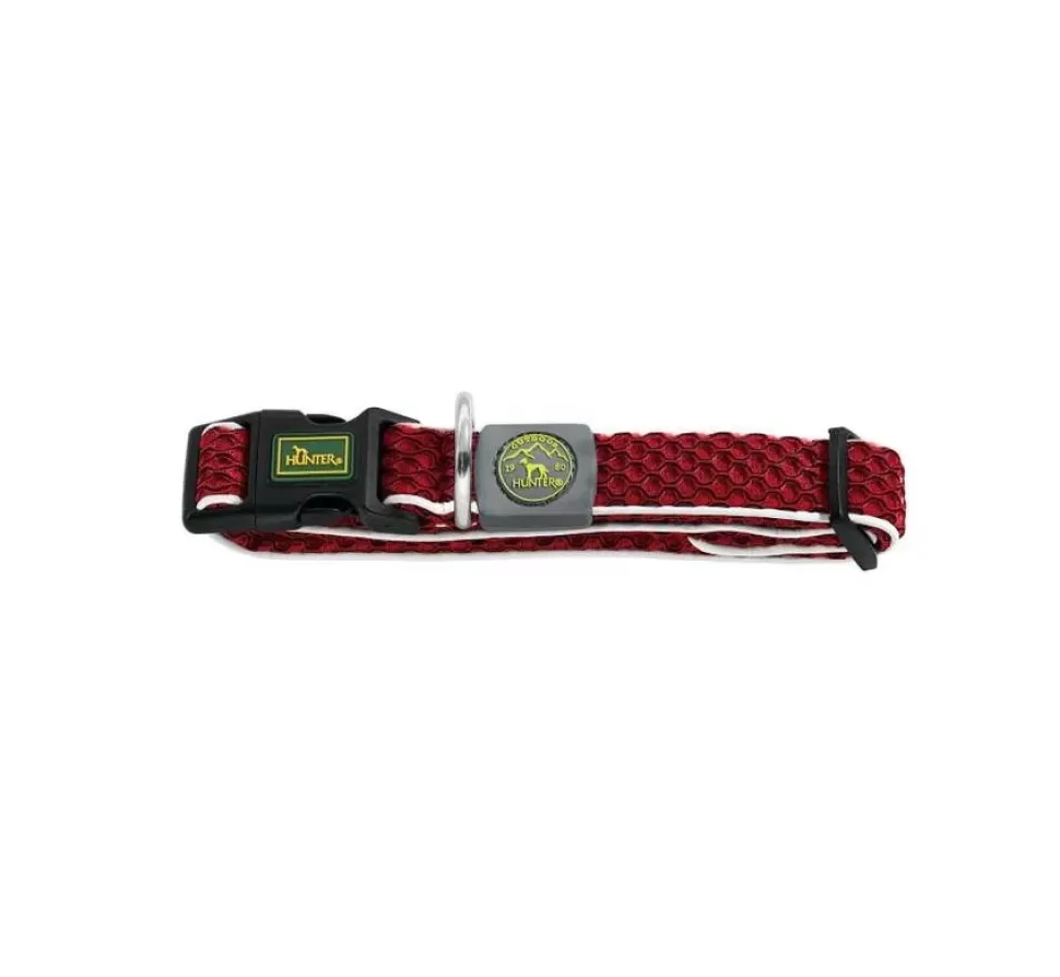 Hunter Hondenhalsband Hilo Vario Basic Rood