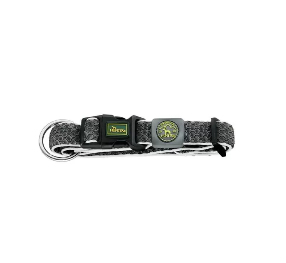 Hunter Hondenhalsband Hilo Vario Plus Antraciet