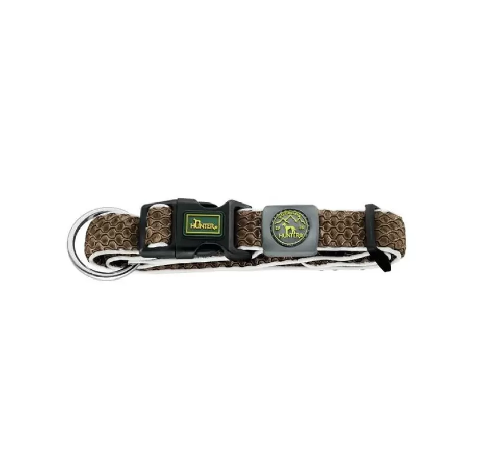 Hunter Hondenhalsband Hilo Vario Plus Bruin