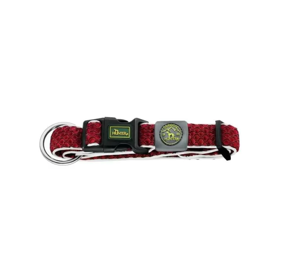 Hunter Hondenhalsband Hilo Vario Plus Rood