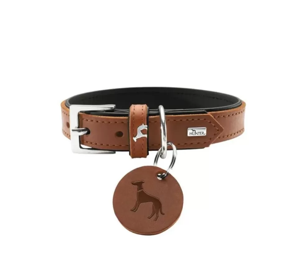 Hunter Hondenhalsband Larvik Cognac