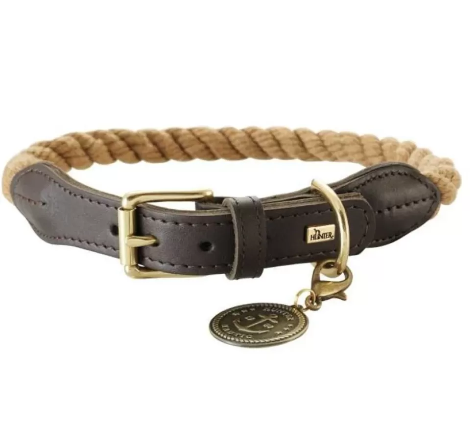 Hunter Hondenhalsband List Beige