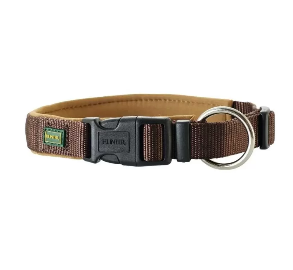 Hunter Hondenhalsband Neopreen Vario Plus Bruin