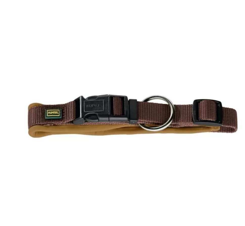 Hunter Hondenhalsband Neopreen Vario Plus Bruin