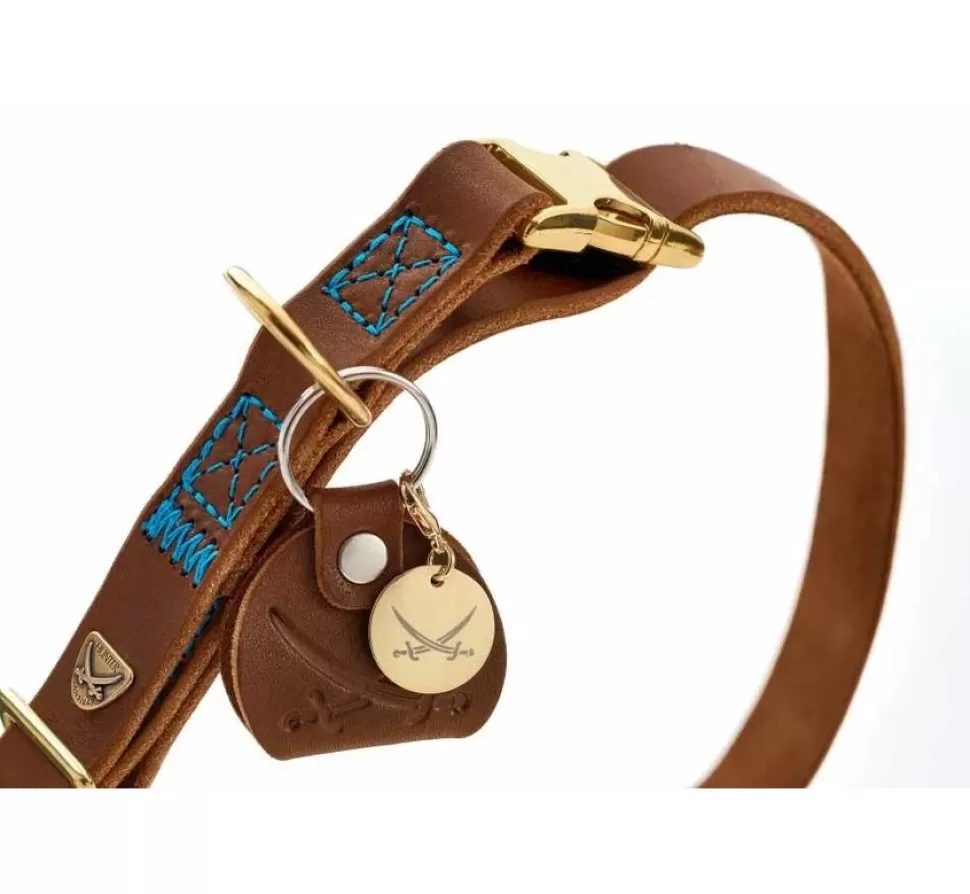 Hunter Hondenhalsband Sansibar Cognac