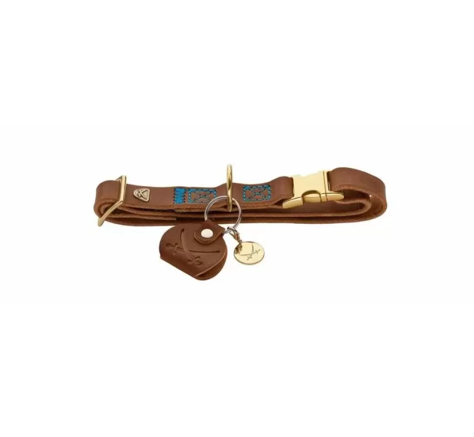 Hunter Hondenhalsband Sansibar Cognac