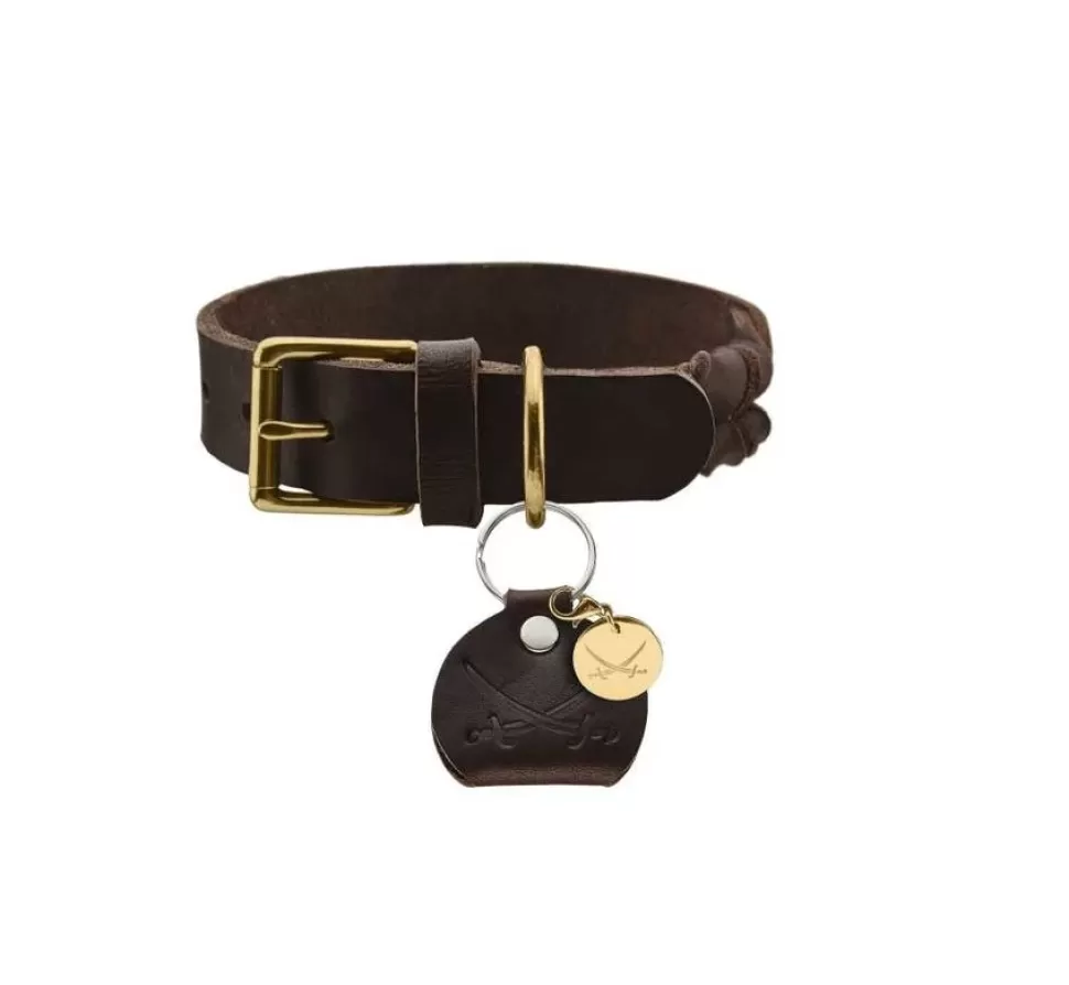 Hunter Hondenhalsband Sansibar Solid Bruin