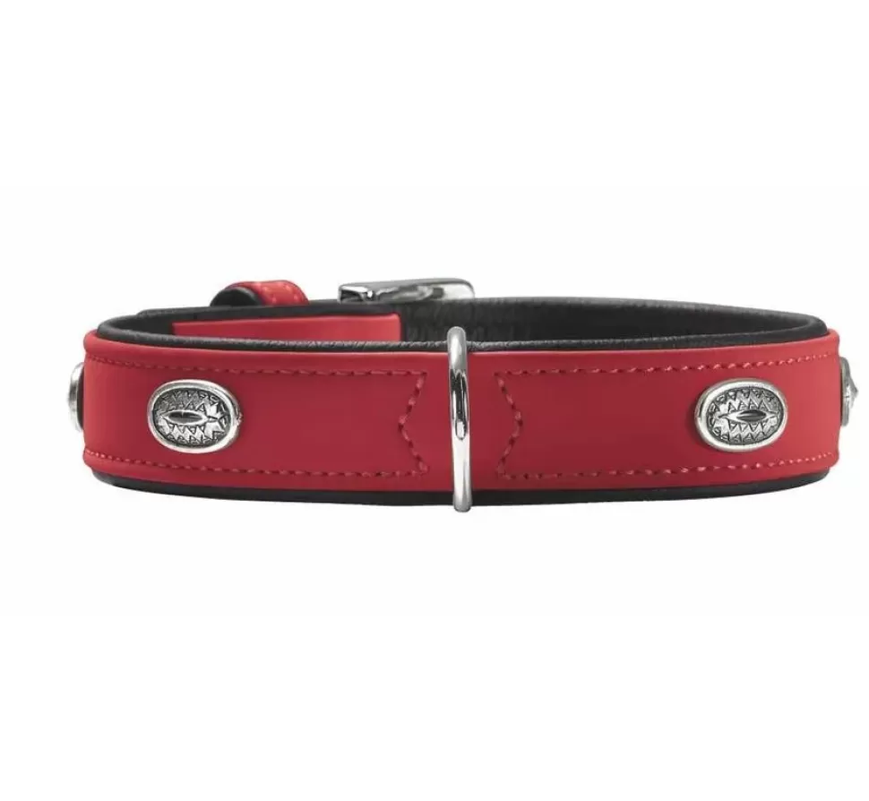 Hunter Hondenhalsband Softie Rood