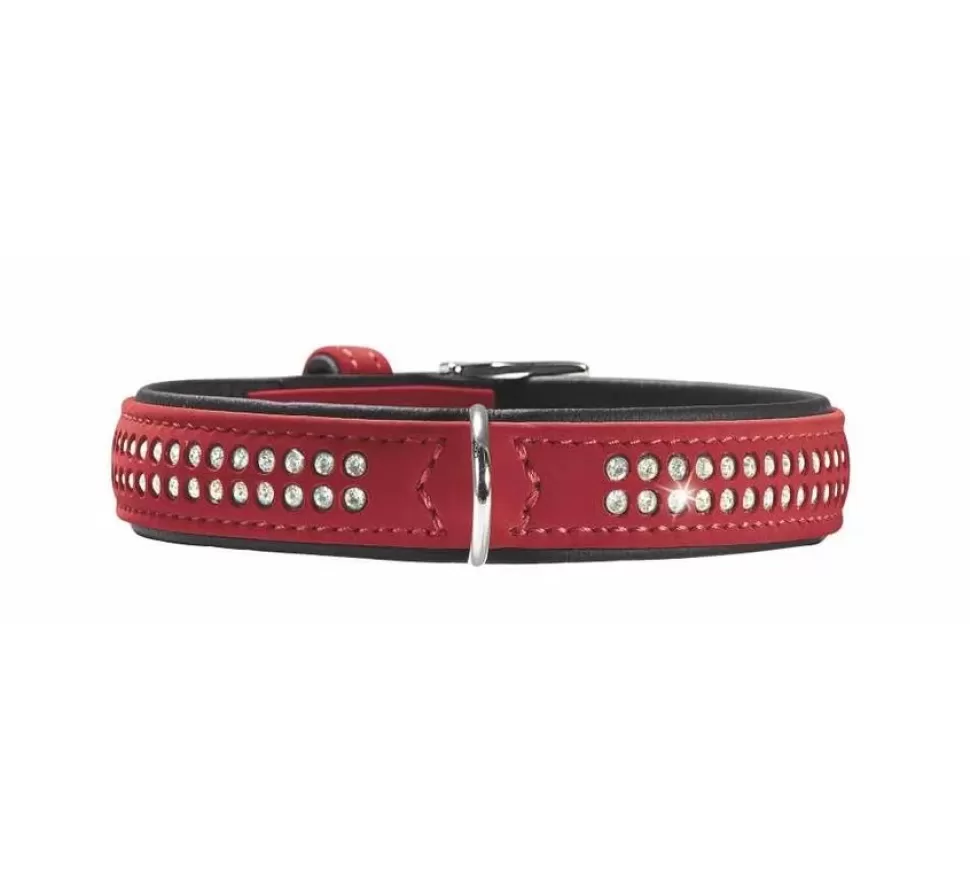 Hunter Hondenhalsband Softie Rood Deluxe