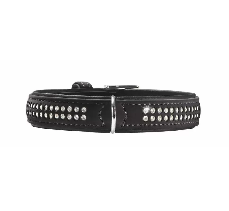 Hunter Hondenhalsband Softie Zwart Deluxe