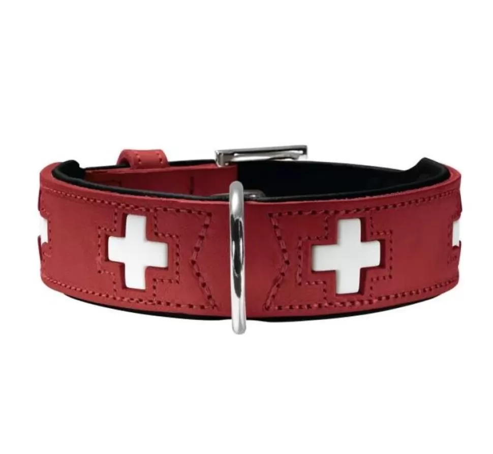 Hunter Hondenhalsband Swiss Rood