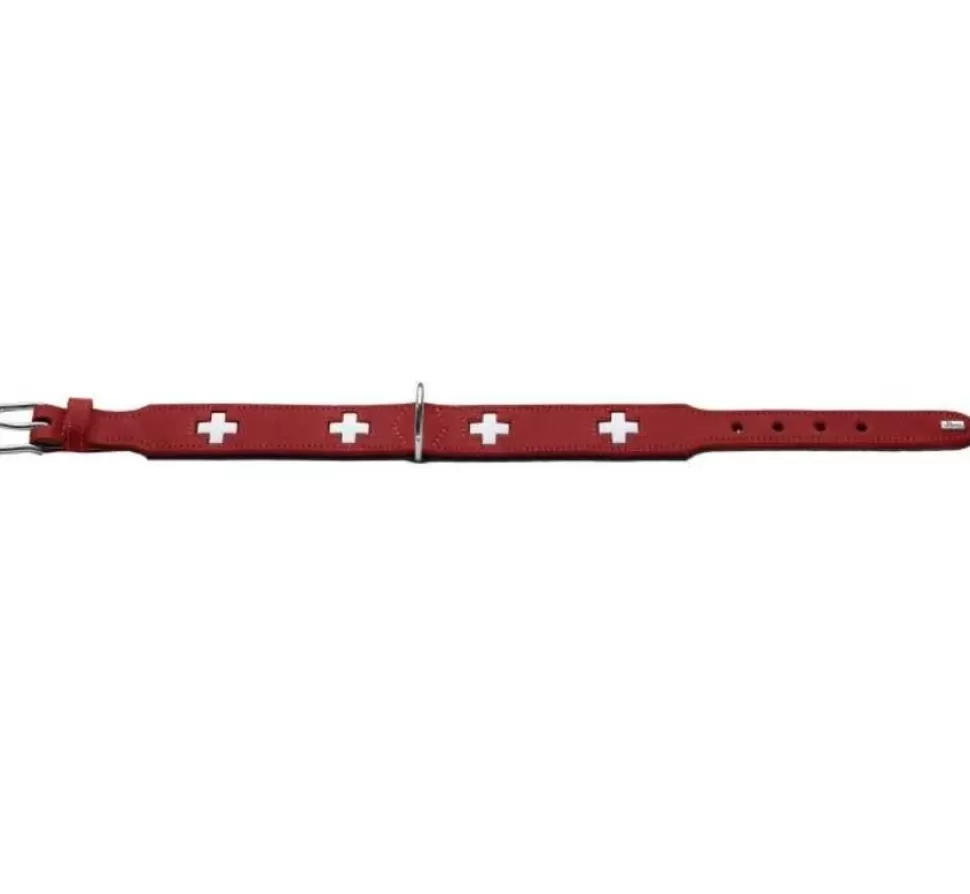 Hunter Hondenhalsband Swiss Rood