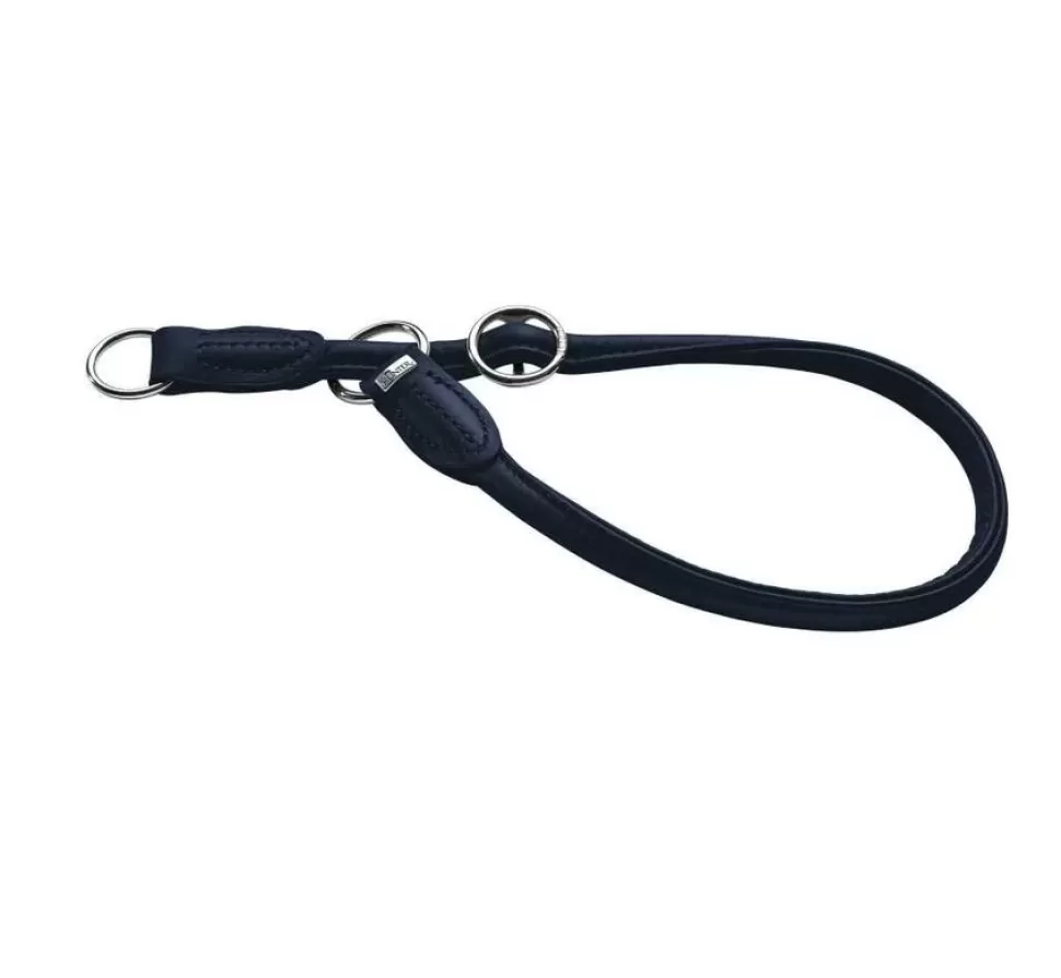 Hunter Training Halsband Hond Round & Soft Donkerblauw