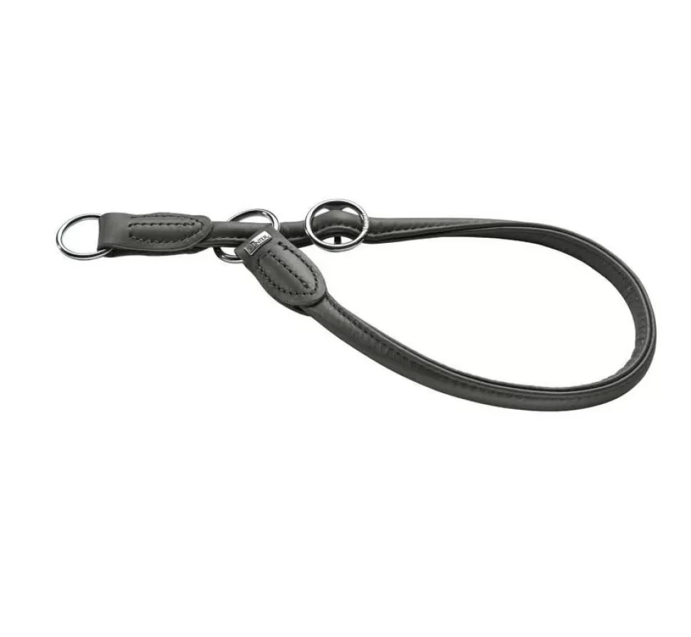 Hunter Training Halsband Hond Round & Soft Grijs