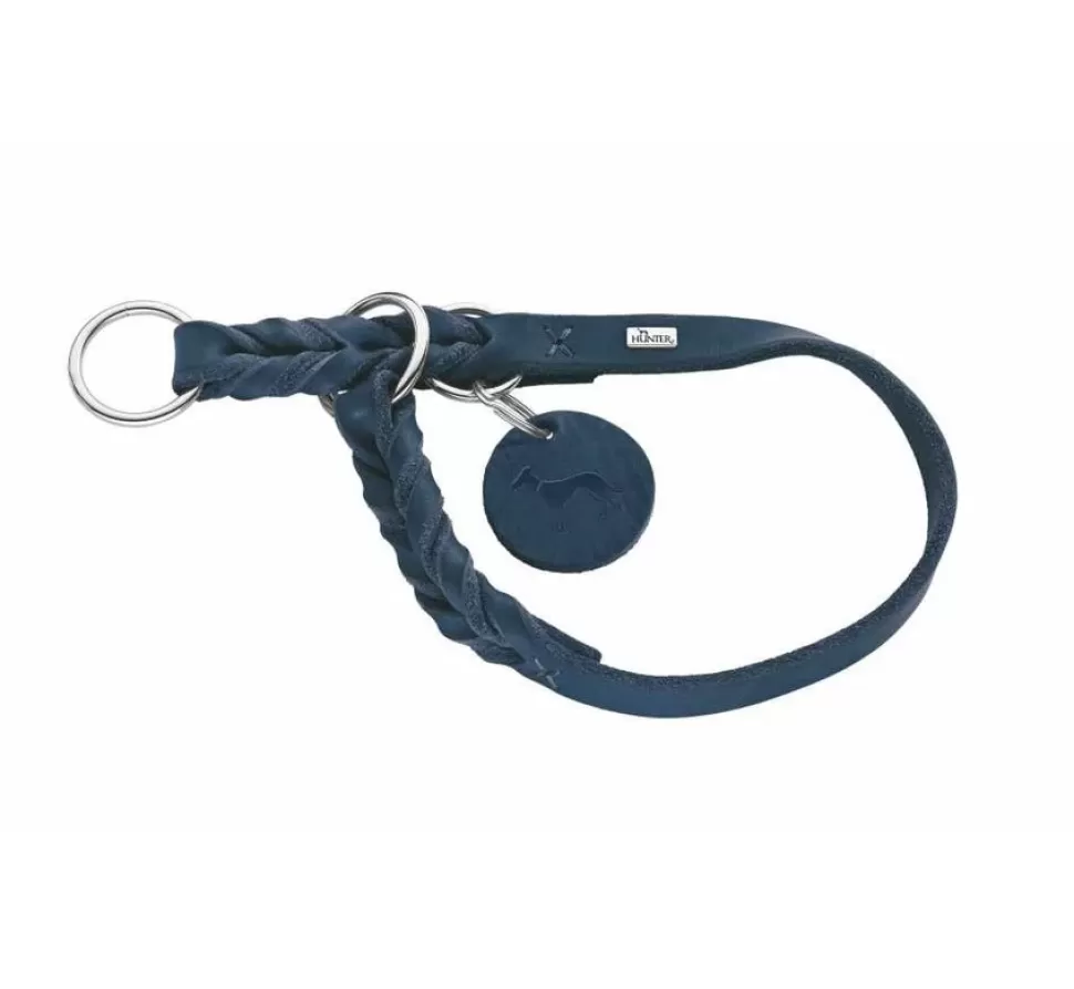 Hunter Training Halsband Hond Solid Education Blauw