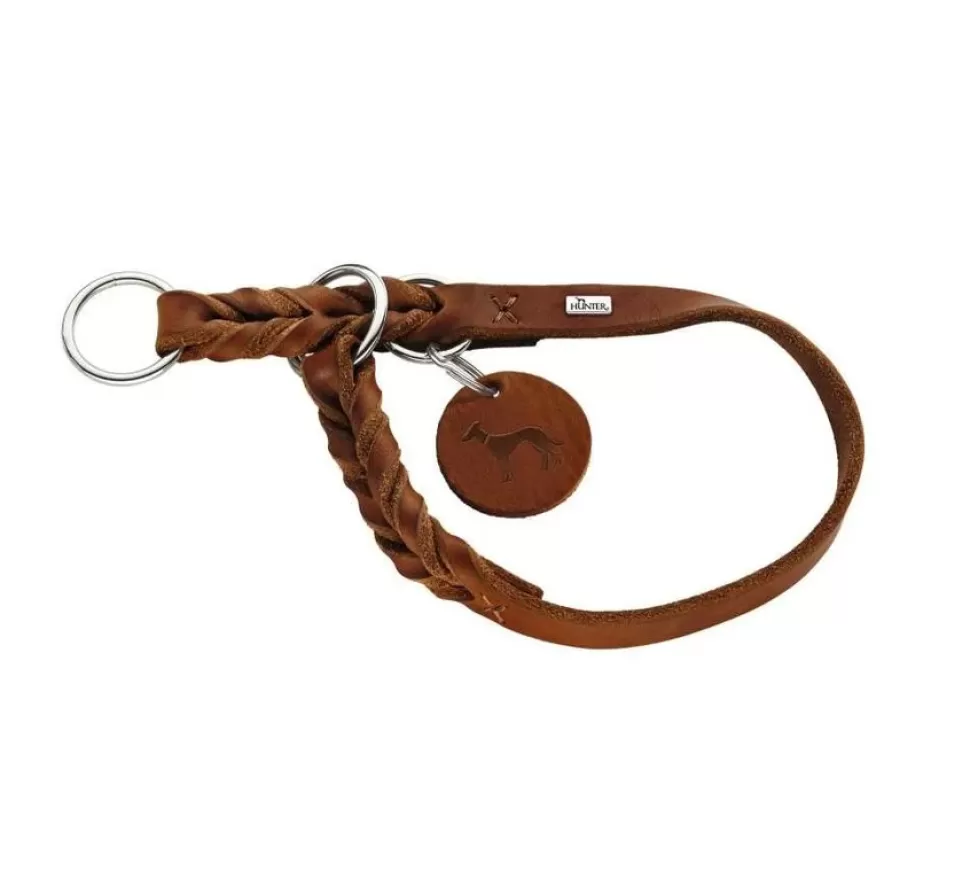 Hunter Training Halsband Hond Solid Education Cognac