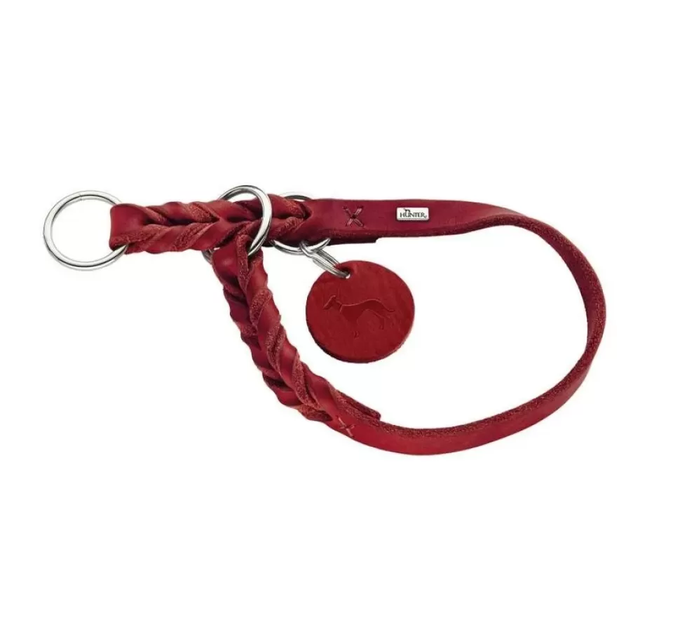 Hunter Training Halsband Hond Solid Education Rood