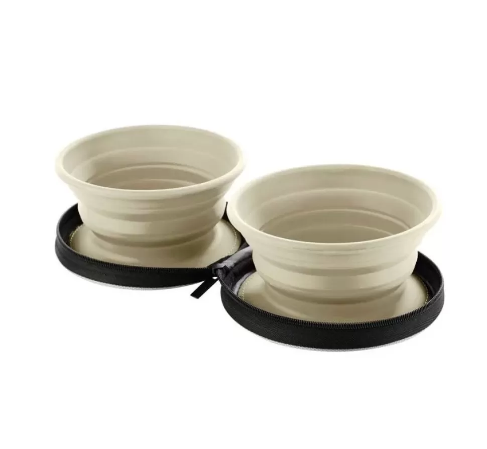 Hunter Travel Bowl List Beige Met Tasje