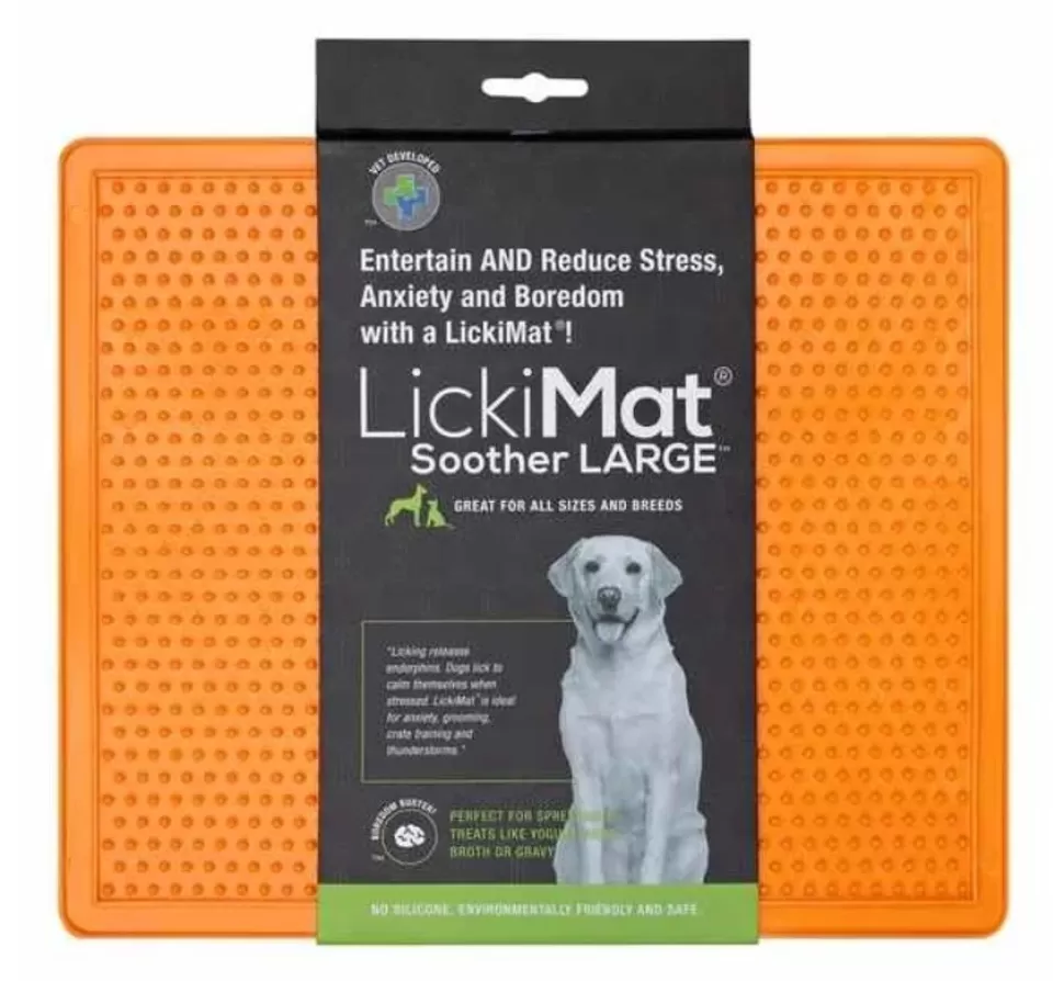 Lickimat Soother Classic Oranje Large