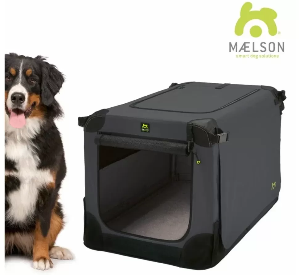 Maelson Reisbench Hond Soft Kennel Antraciet