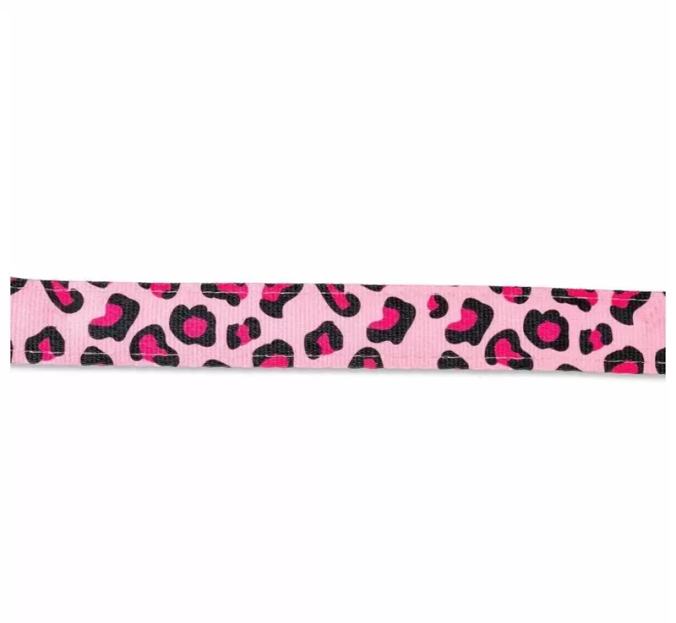 Max & Molly Hondenriem Multi Function Leopard Pink