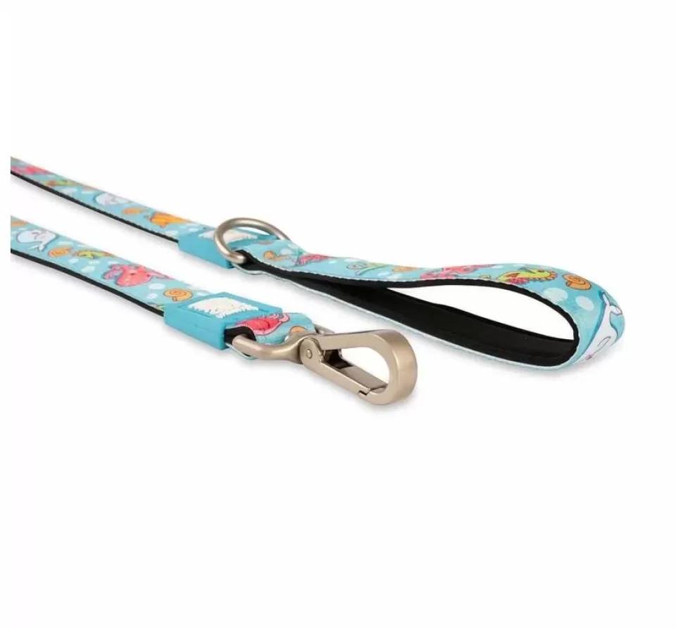 Max & Molly Hondenriem Short Leash Blue Ocean