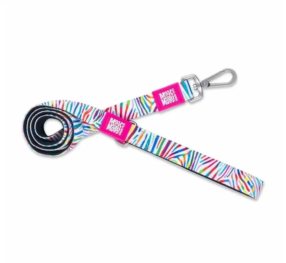 Max & Molly Hondenriem Short Leash Magical Zebra