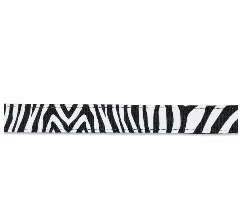 Max & Molly Hondenriem Short Leash Zebra