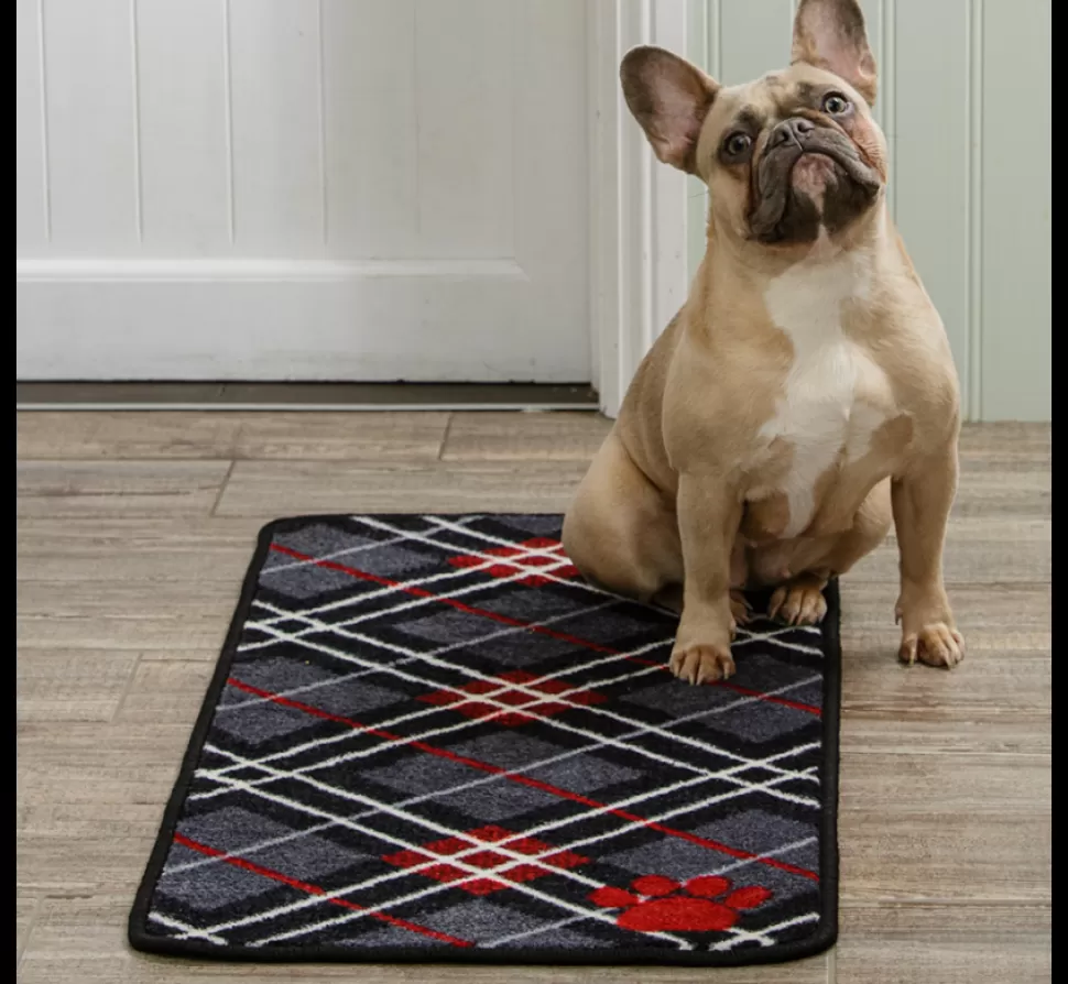 Pet Rebellion Droogloopmat Tartan