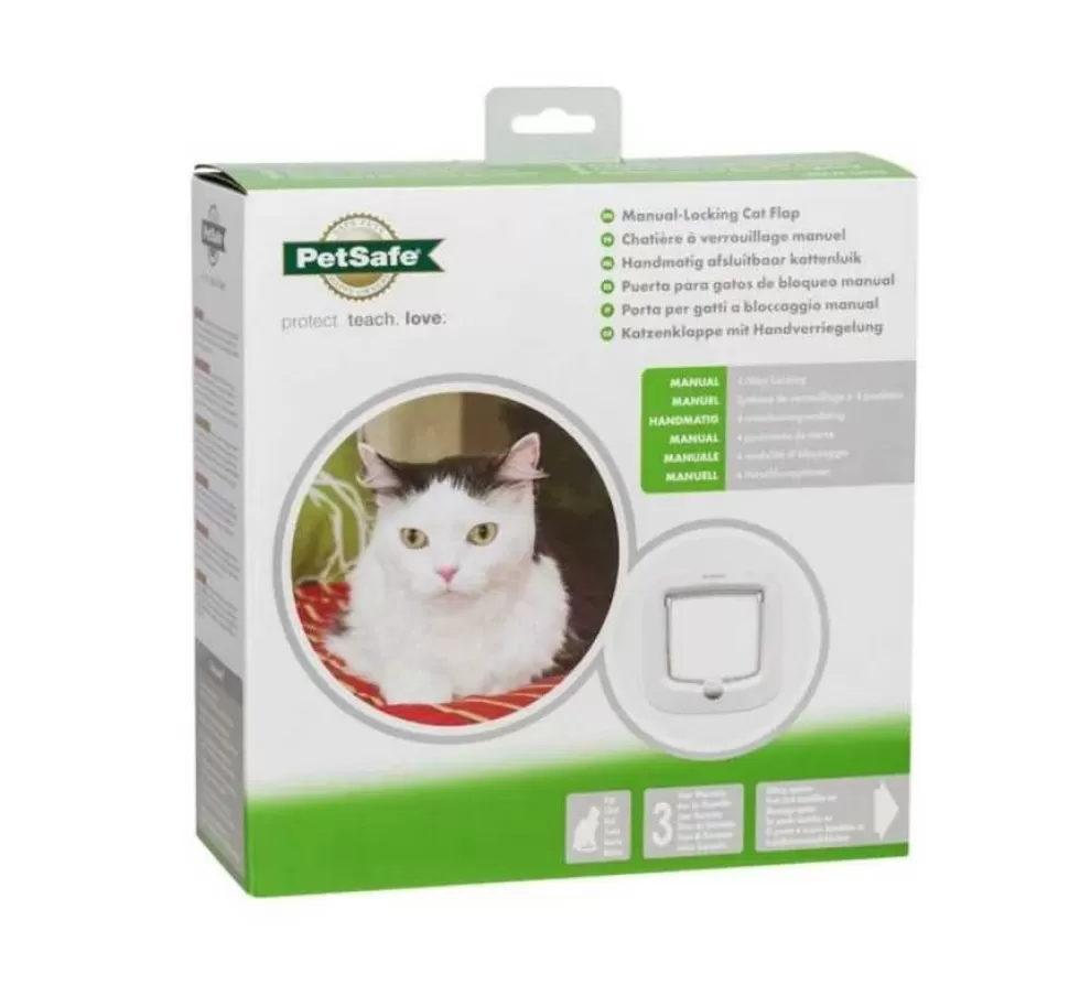 Petsafe Staywell Handmatig Kattenluik Wit