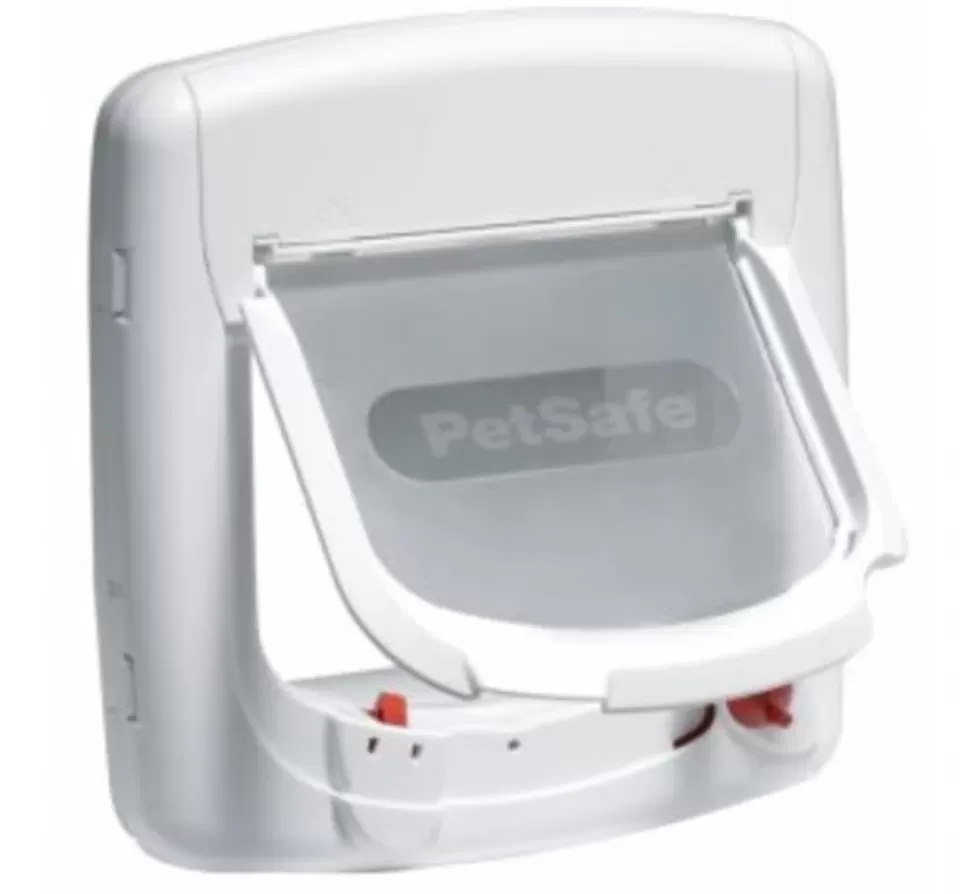 Petsafe Staywell Magnetisch De Luxe Kattenluik Wit