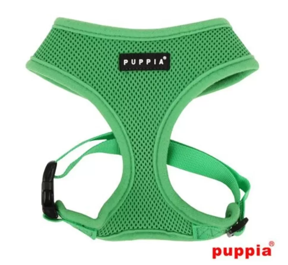 Puppia Hondentuig Soft Harness Groen