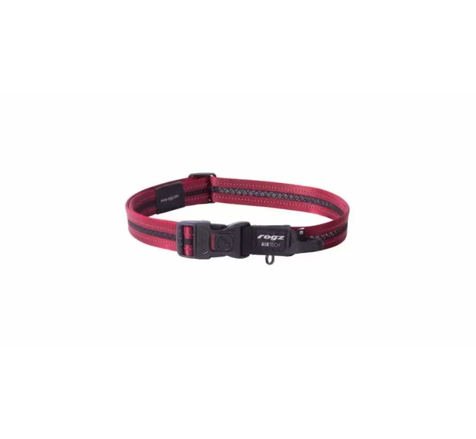 Rogz Hondenhalsband Airtech Classic Rood