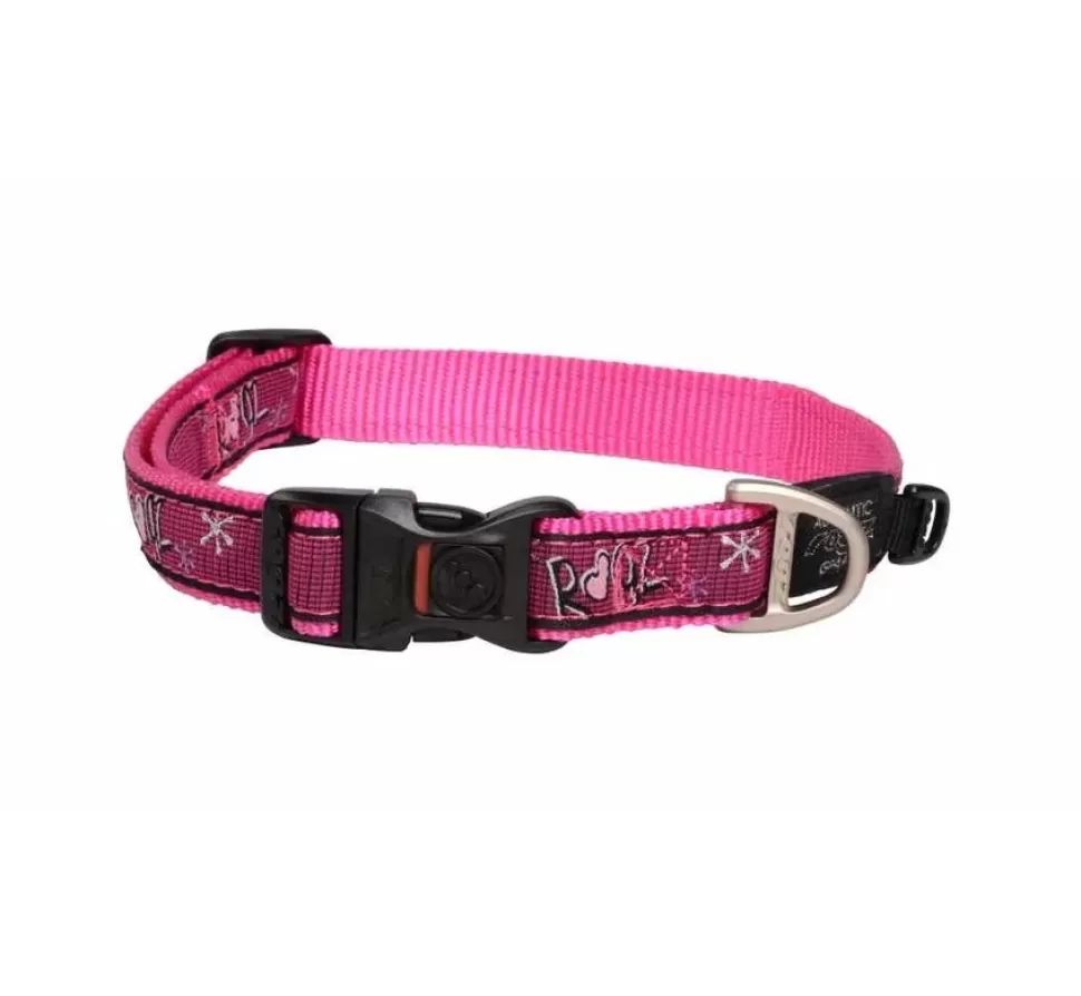 Rogz Hondenhalsband Pink Love