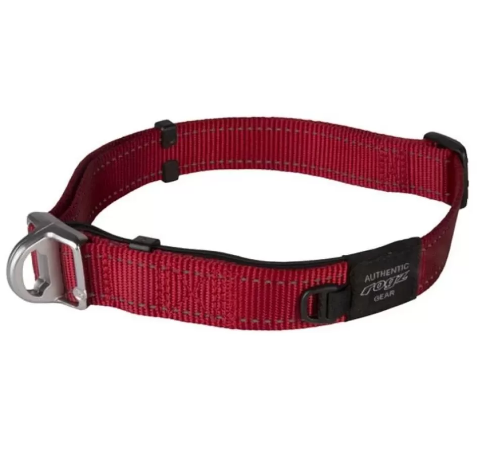 Rogz Hondenhalsband Safety Rood