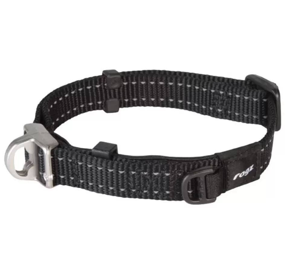 Rogz Hondenhalsband Safety Zwart