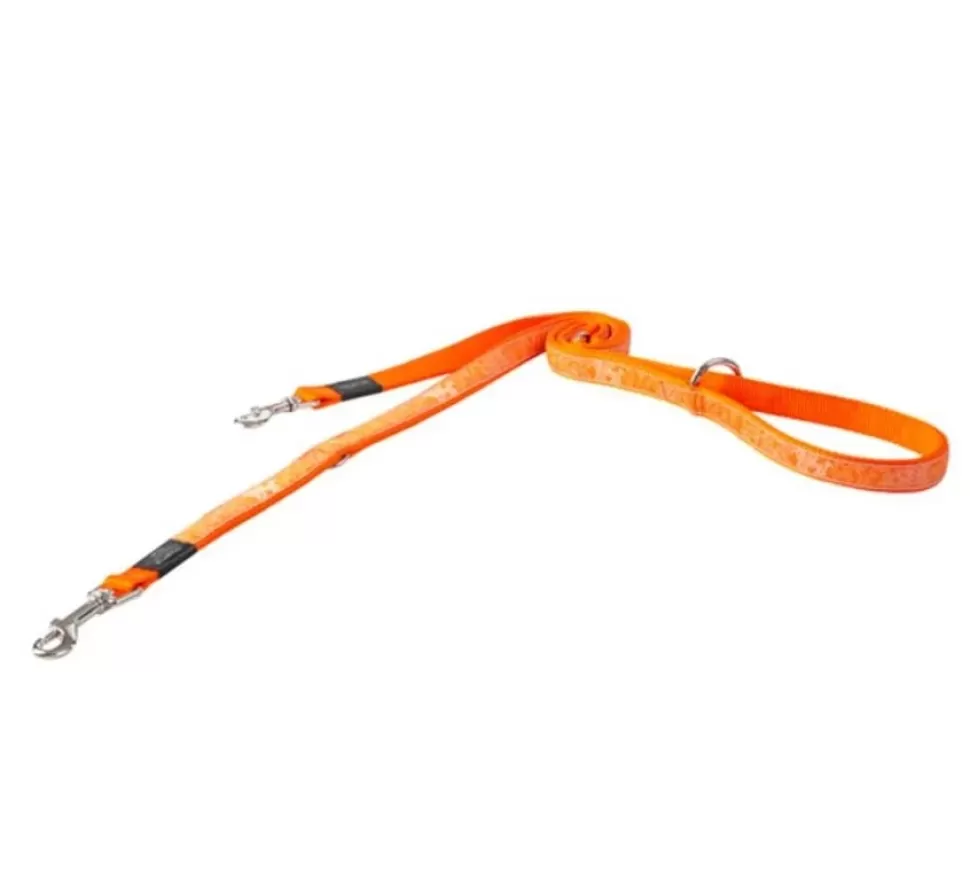 Rogz Hondenriem Multi Purpose Orange Doodle