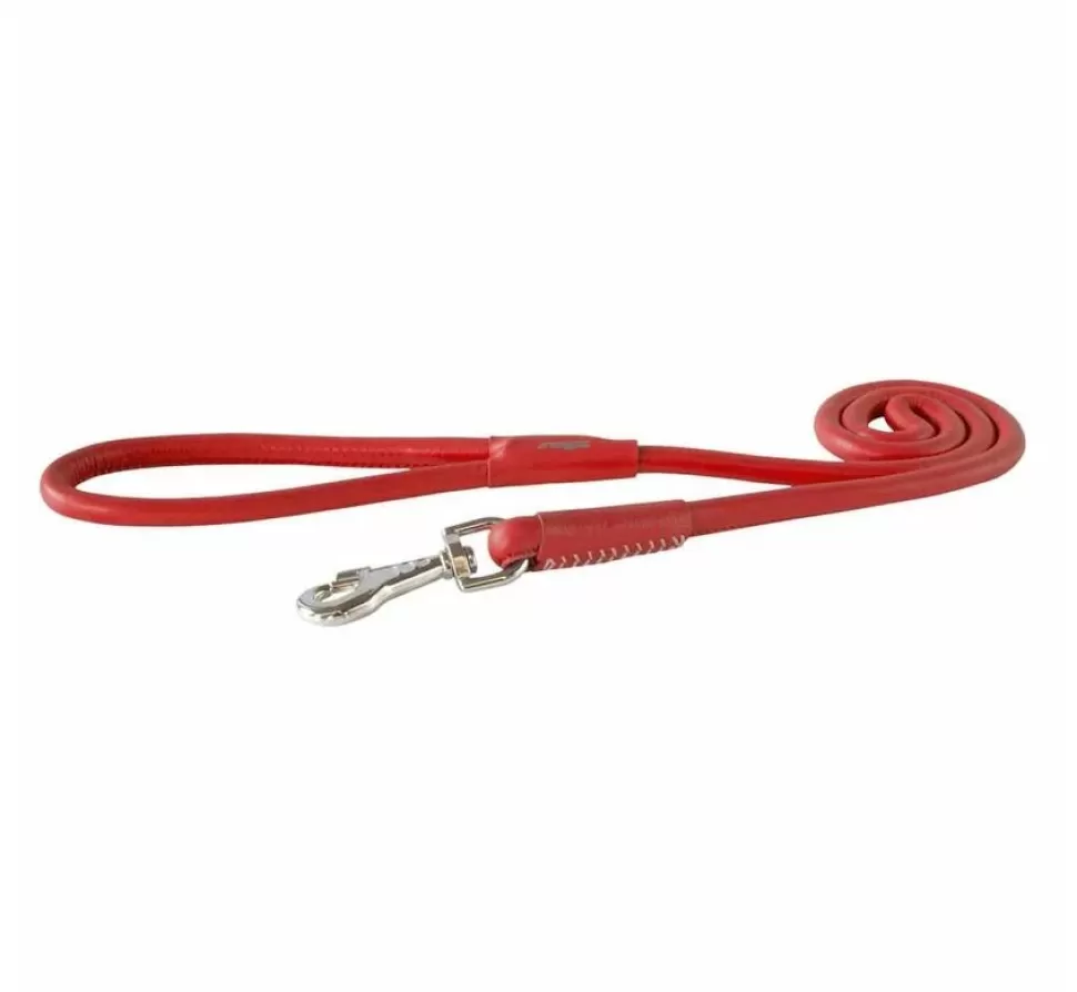 Rogz Hondenriem Round Classic Rood