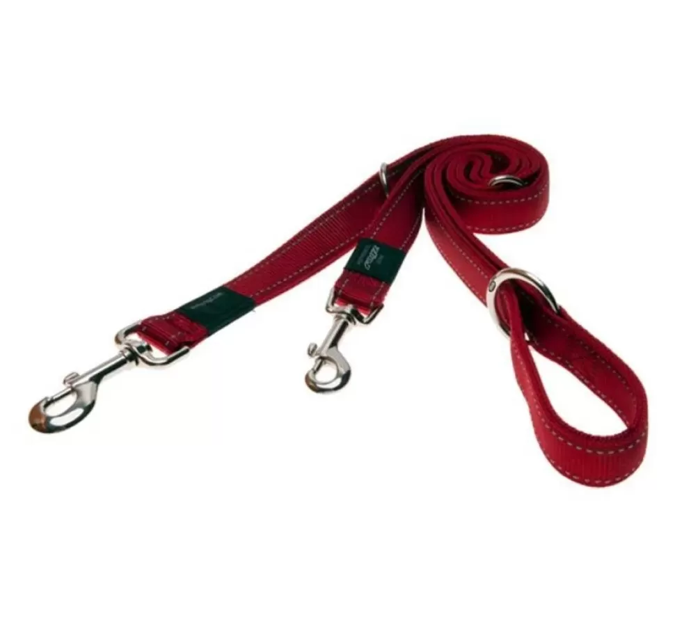 Rogz Hondenriem Utility Multi Purpose Rood