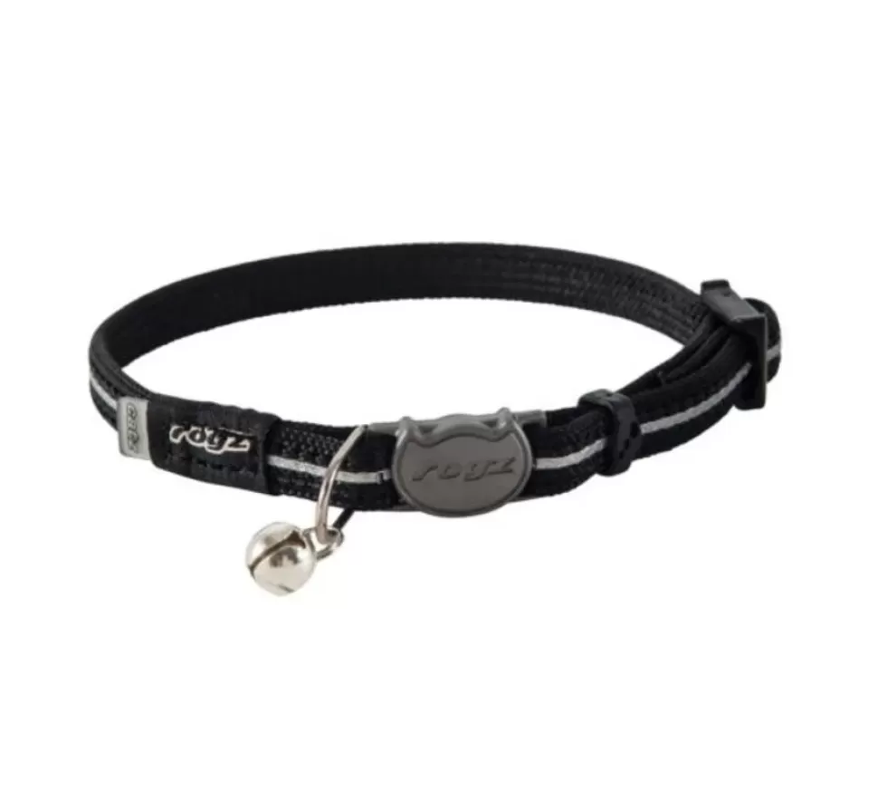 Rogz Kattenhalsband Alleycat Zwart