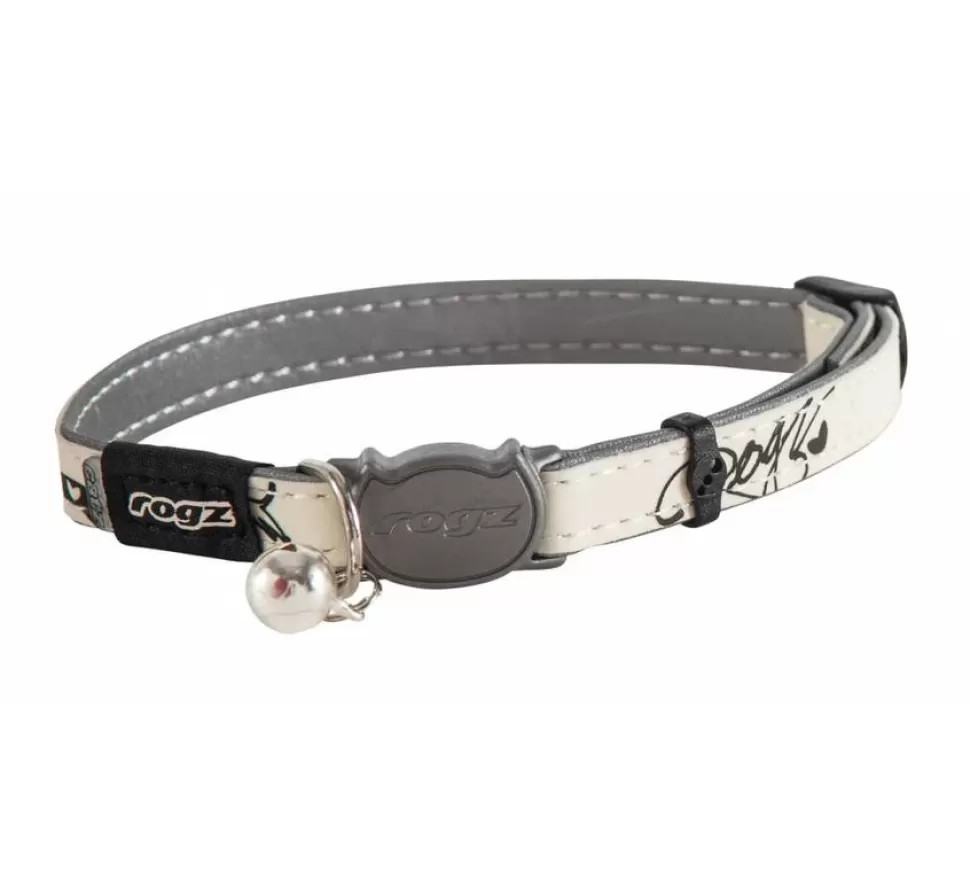 Rogz Kattenhalsband Glowcat Black Jumping Cat