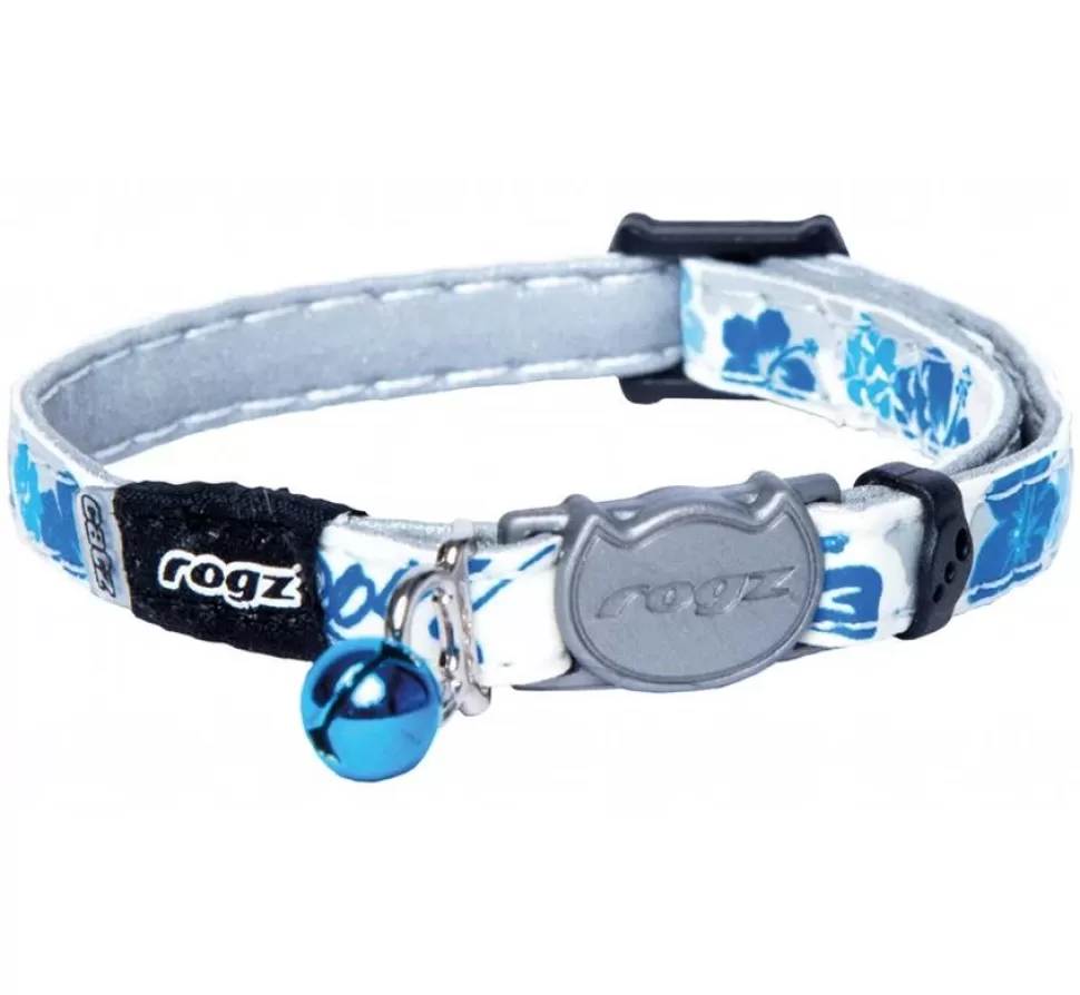 Rogz Kattenhalsband Glowcat Blue Floral