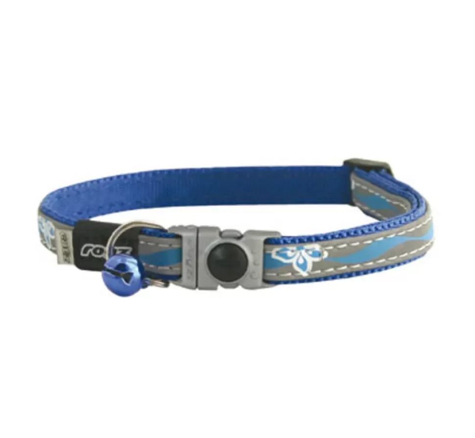 Rogz Kattenhalsband Nightcat Blue Floral